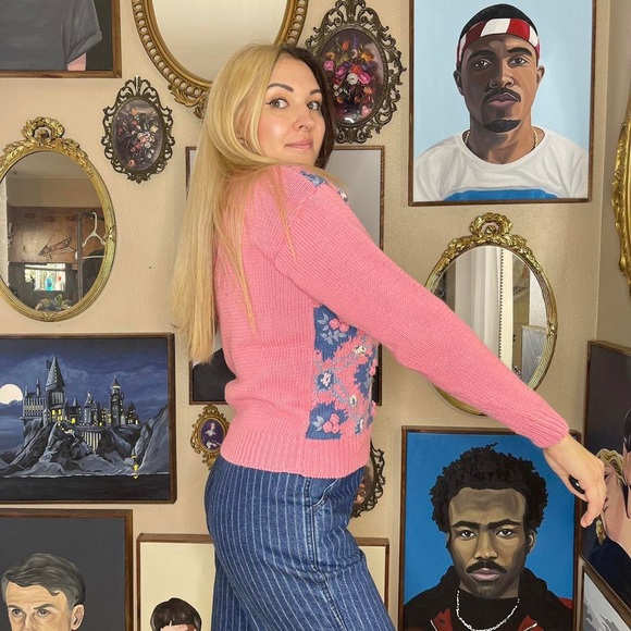 Barbie grandma knitted sweater - Picture 5 of 8